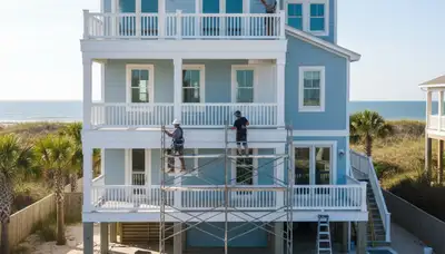 Professional painters serving Wilmington, NC for interior and exterior house painting services