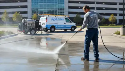 Concrete pressure cleaning in Wilmington, NC for driveways and patios with Wilmington Paint Pros