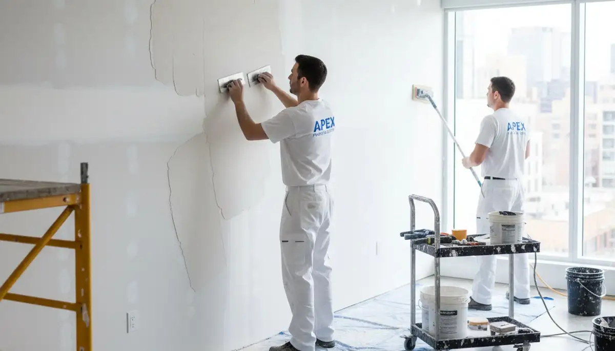 Wilmington, NC drywall repair service fixing damaged walls for a smooth, professional finish