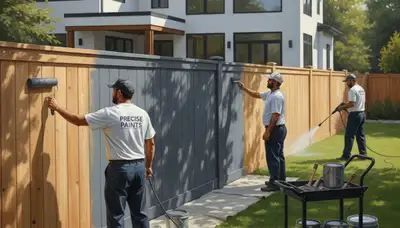 Fence painting service in Wilmington, NC to protect wood and boost curb appeal