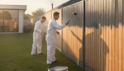 Fence painting in Wilmington, NC for durable coastal curb appeal and weather protection