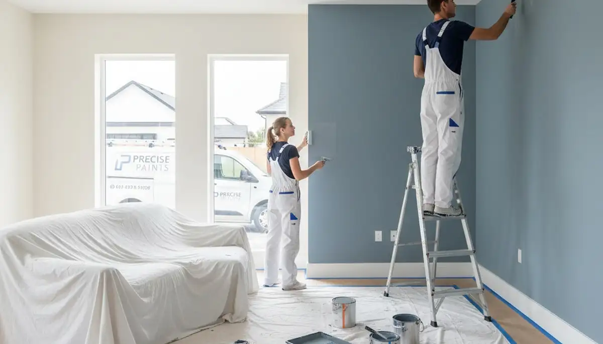 Interior house painting in Wilmington, NC for a bright, smooth, coastal-ready home finish