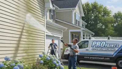 Vinyl siding pressure cleaning for Wilmington, NC homes to remove algae, salt residue, and dirt