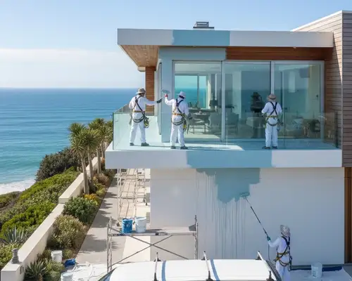 Exterior painting for coastal homes in Wilmington, NC by professional house painters