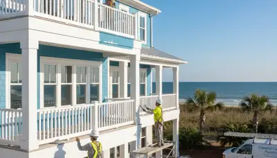 Painting contractor serving Wilmington, NC for professional interior and exterior home painting services