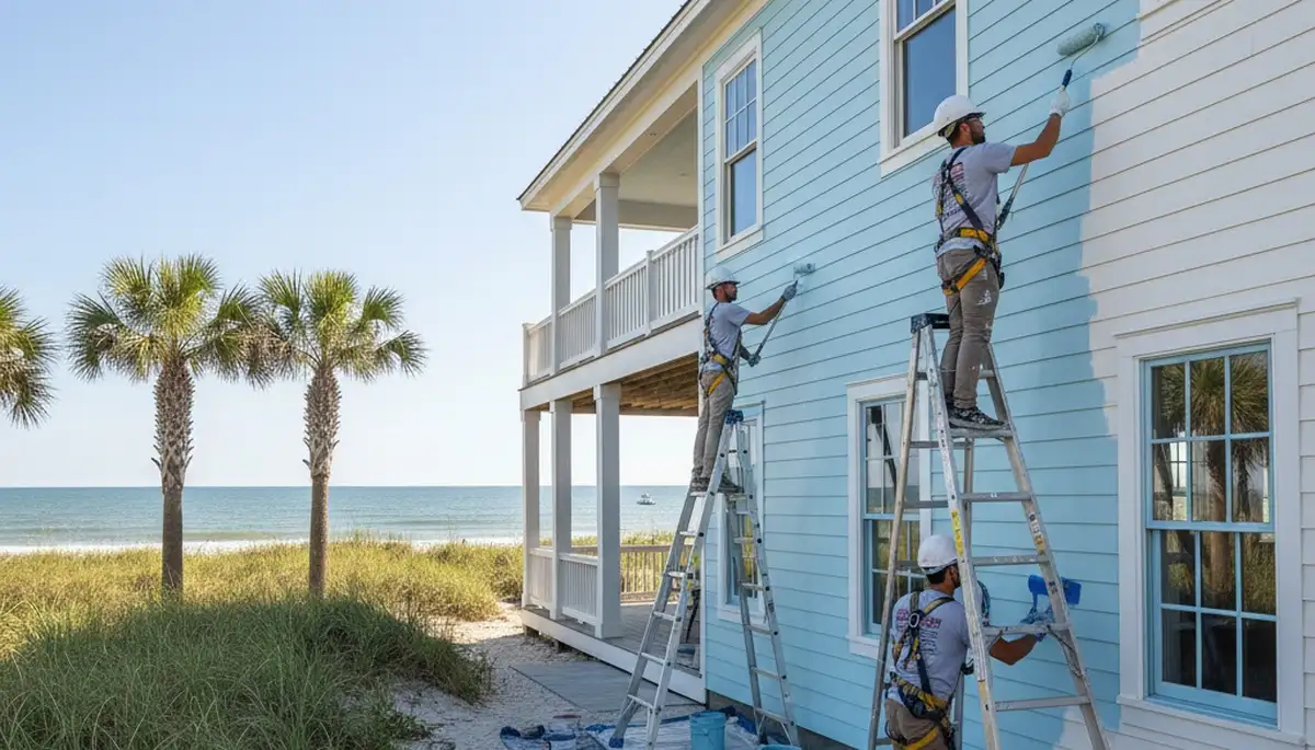 Professional painters serving Wilmington, NC for interior and exterior house painting services
